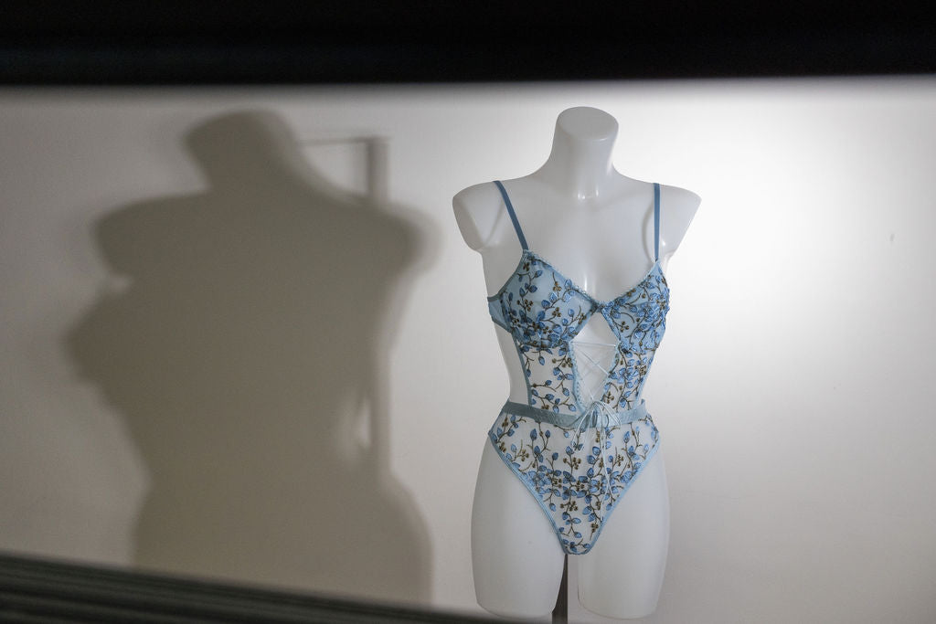 Powder Kiss bodysuit - Baby Blue