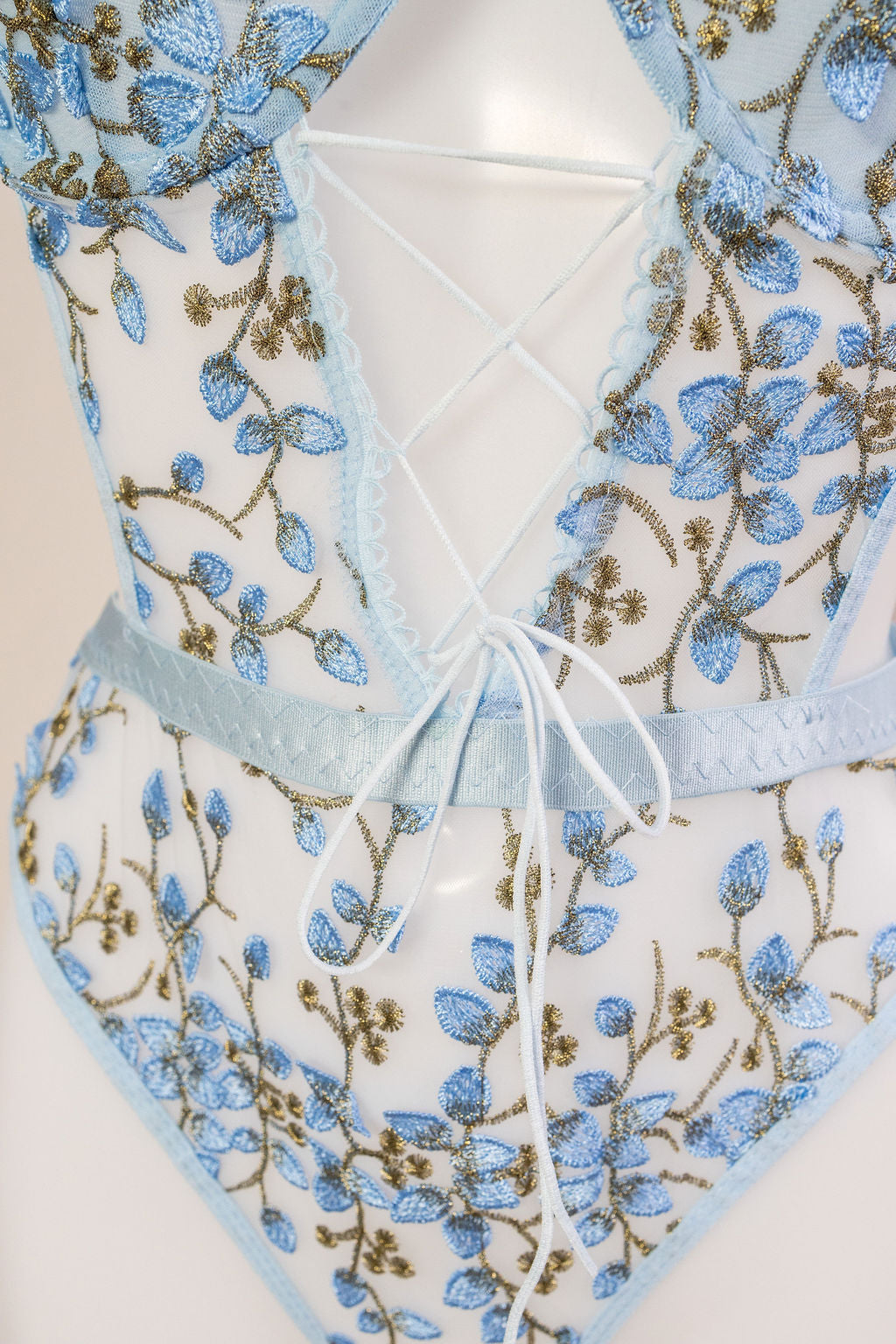 Powder Kiss bodysuit - Baby Blue