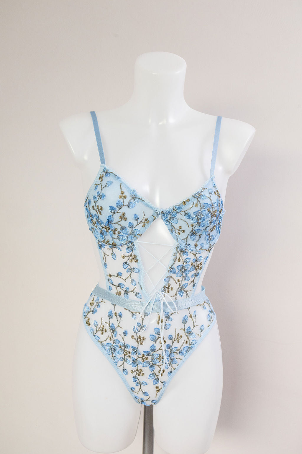 Powder Kiss bodysuit - Baby Blue