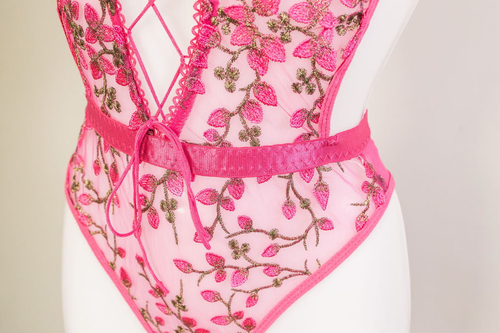 Rosé Reverie bodysuit - Pink