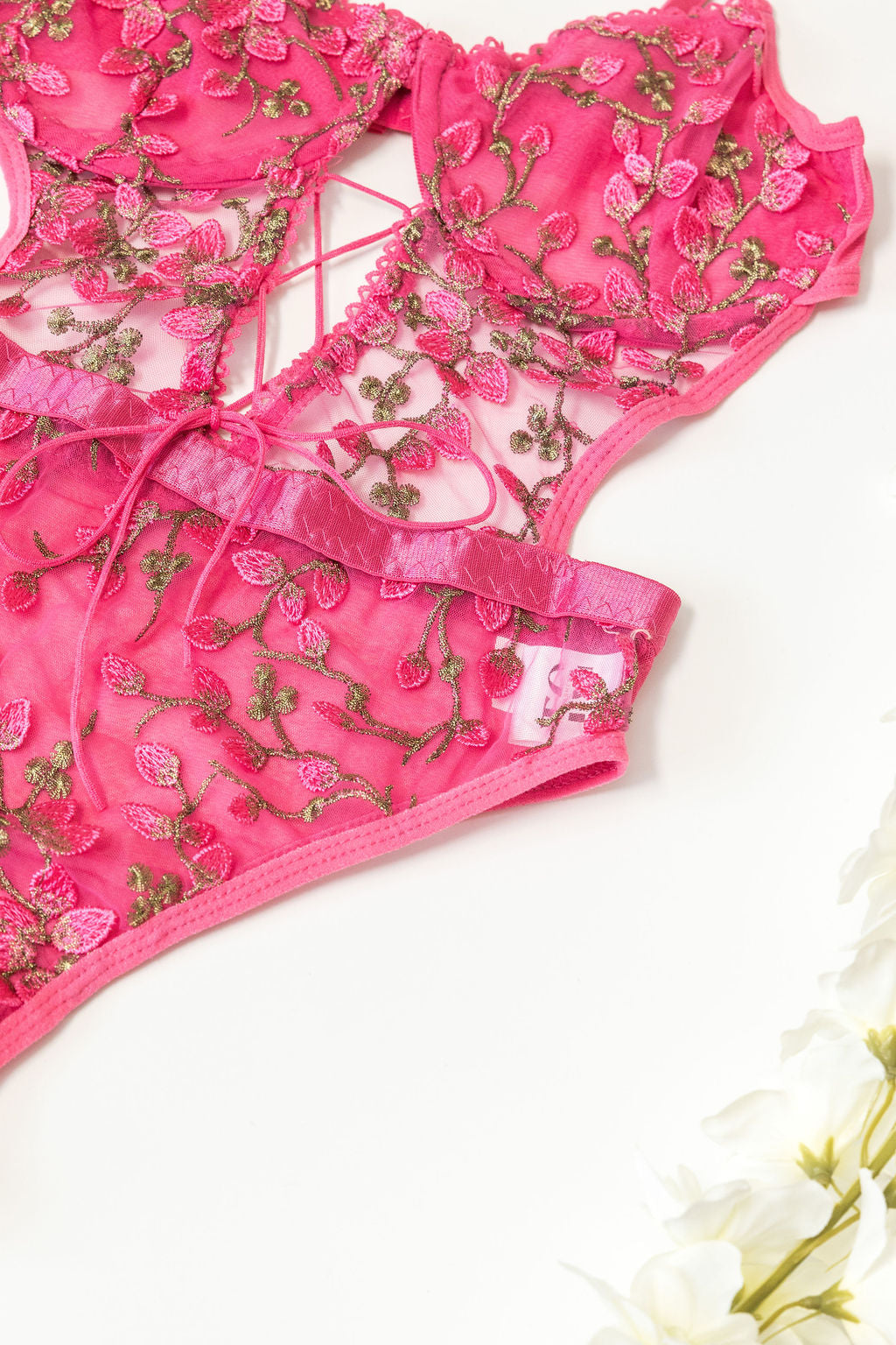 Rosé Reverie bodysuit - Pink