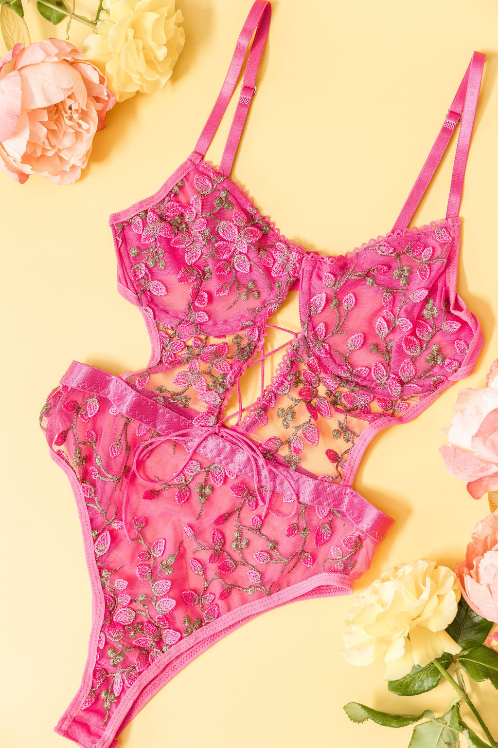 Rosé Reverie bodysuit - Pink