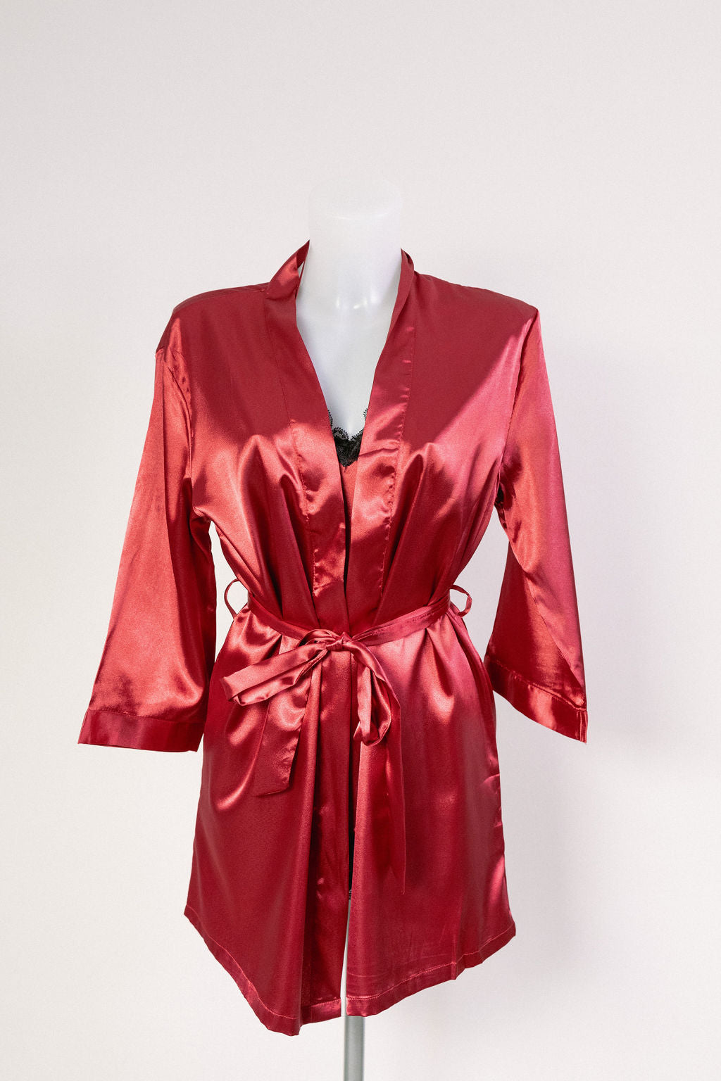 Cherry Bomb - Red 2 piece silk luxury set