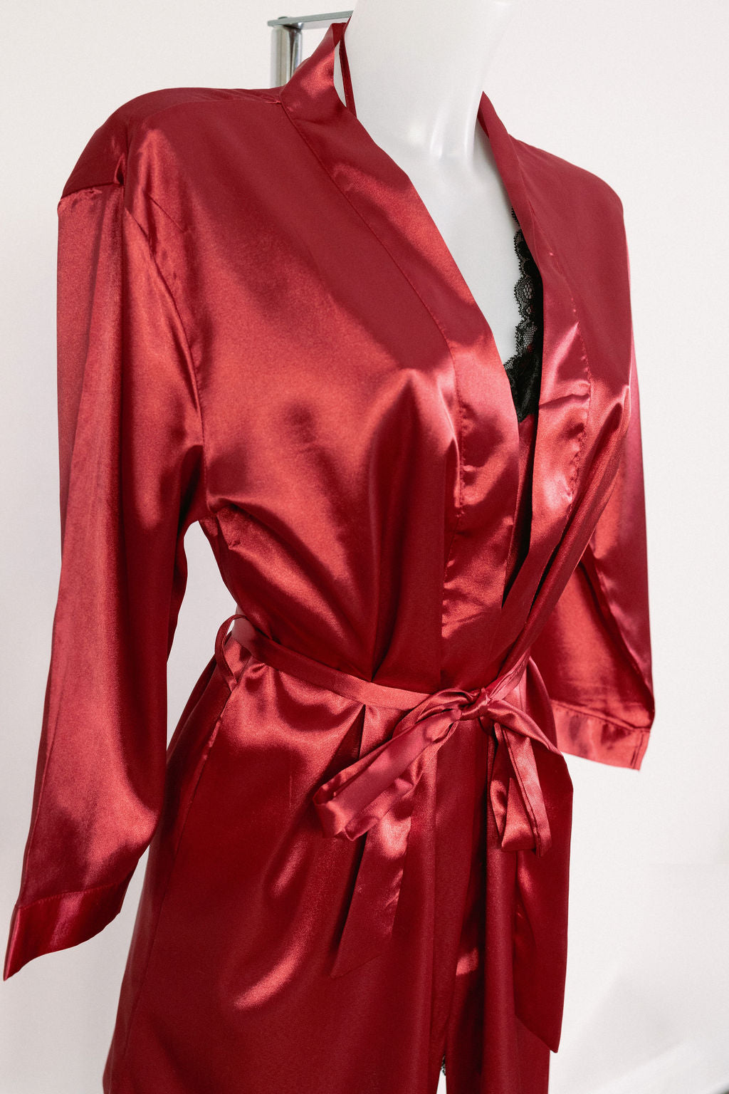 Cherry Bomb - Red 2 piece silk luxury set