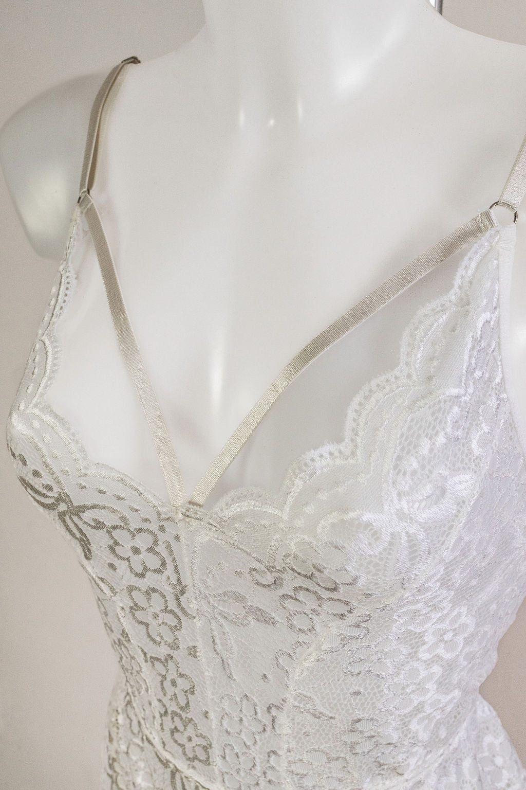 Midnight Whisper - White bodysuit