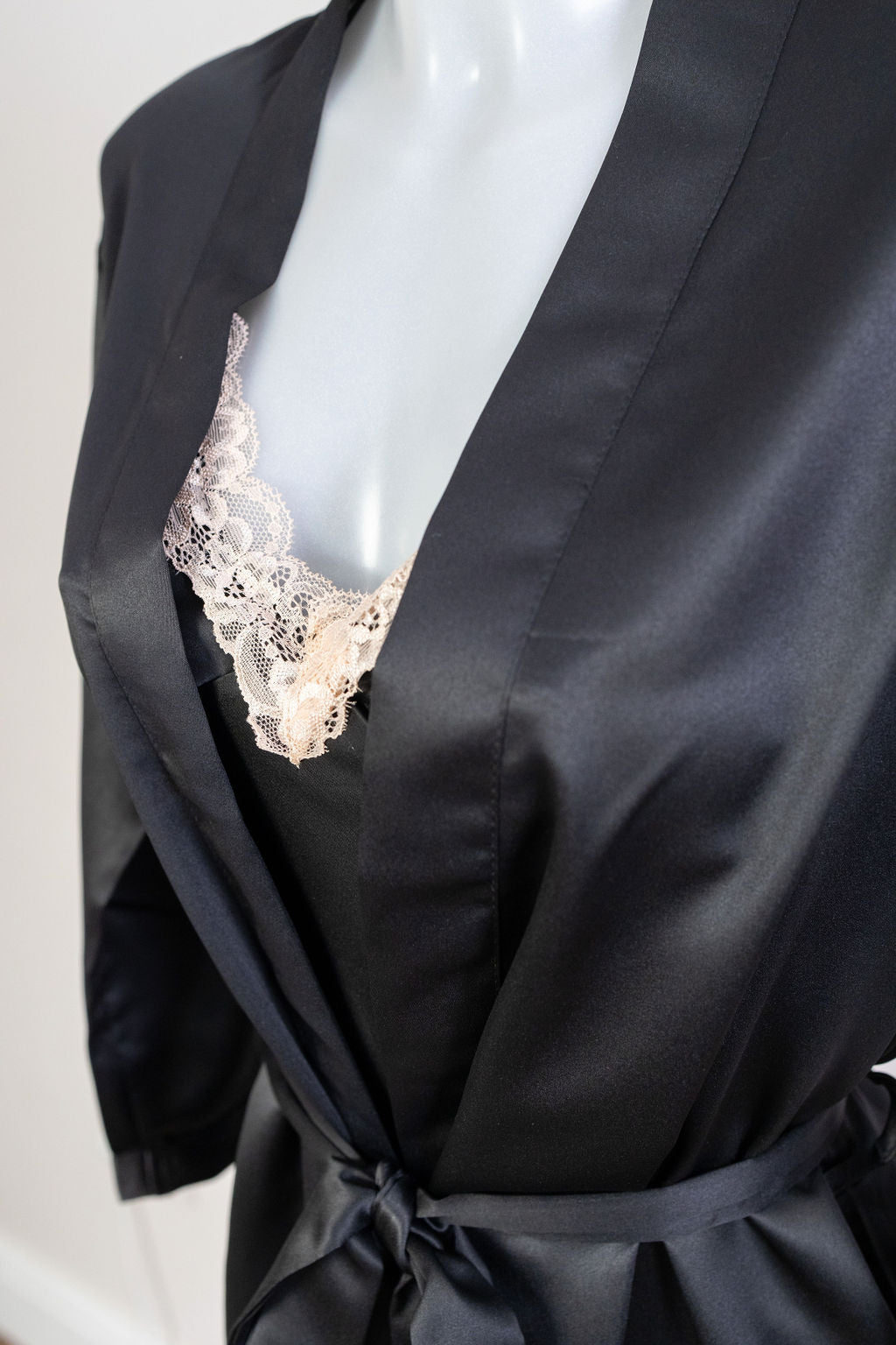 Eclipse Noir- Black 2 piece silk luxury set