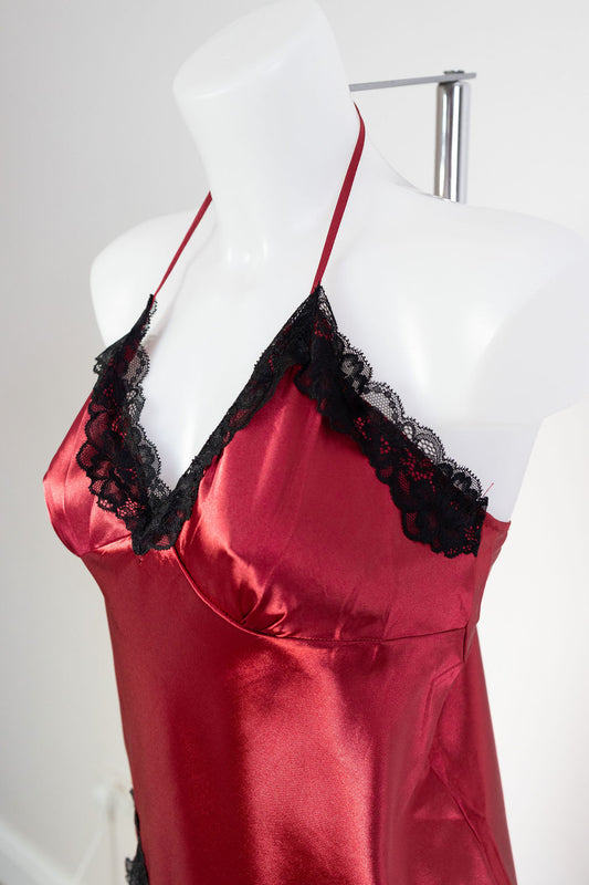 Cherry Bomb - Red 2 piece silk luxury set