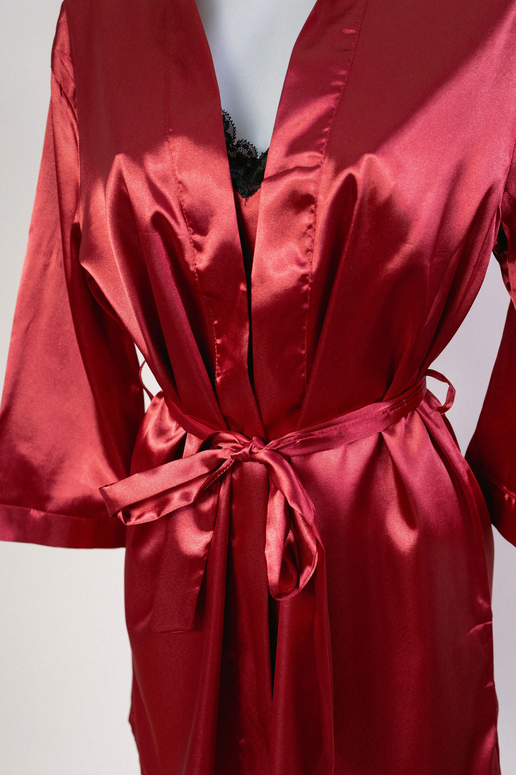 Cherry Bomb - Red 2 piece silk luxury set
