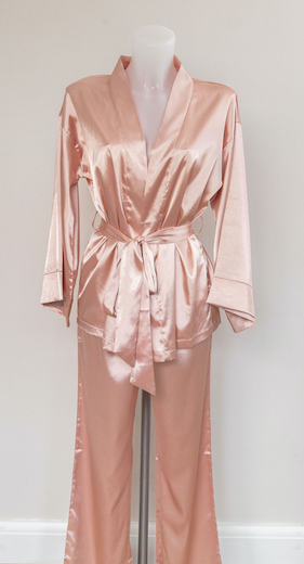 Bonne Nuit 2 piece pyjama set - Dusty Pink